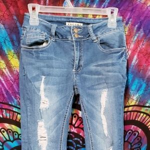 Womens cropped jeans